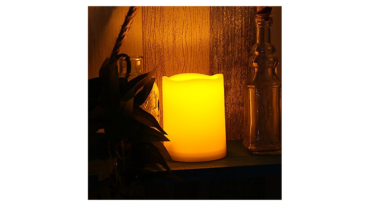 YINCHI Waterproof Flameless Candle - Perfect for Outdoors