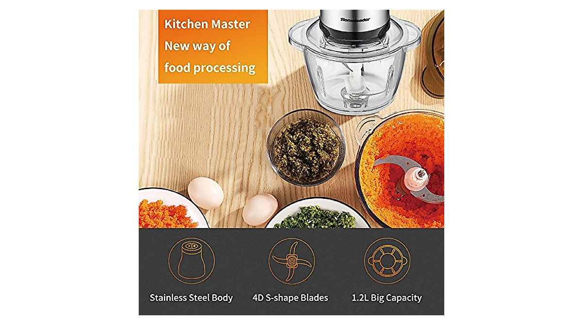 Homeleader 5-Cup Electric Food Chopper | Efficient & Easy