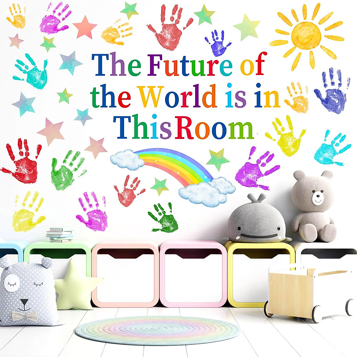 Colorful Inspirational Wall Decals for Kids & Classroom Decor