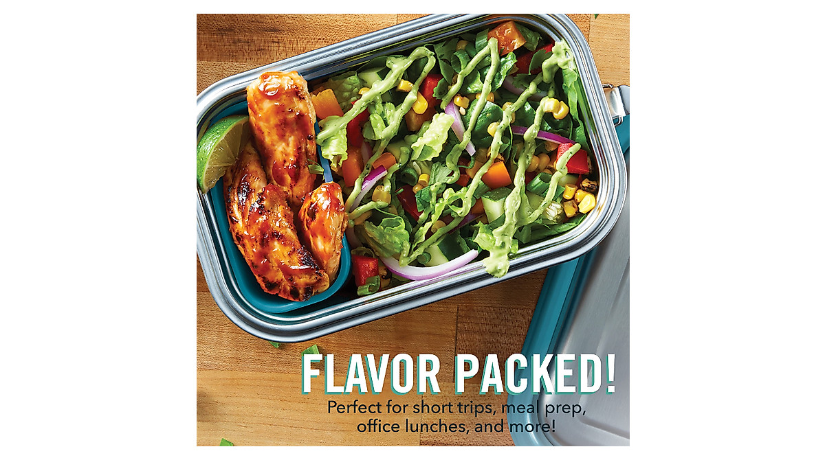 DASH Stainless Steel Lunch Box - Fit Cook Meal Prep