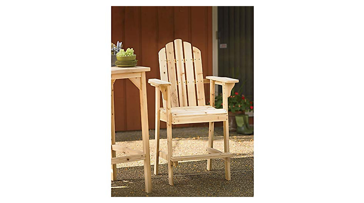 Westcharm Outdoor Adirondack Chair - Custom Wooden Balcony Seat