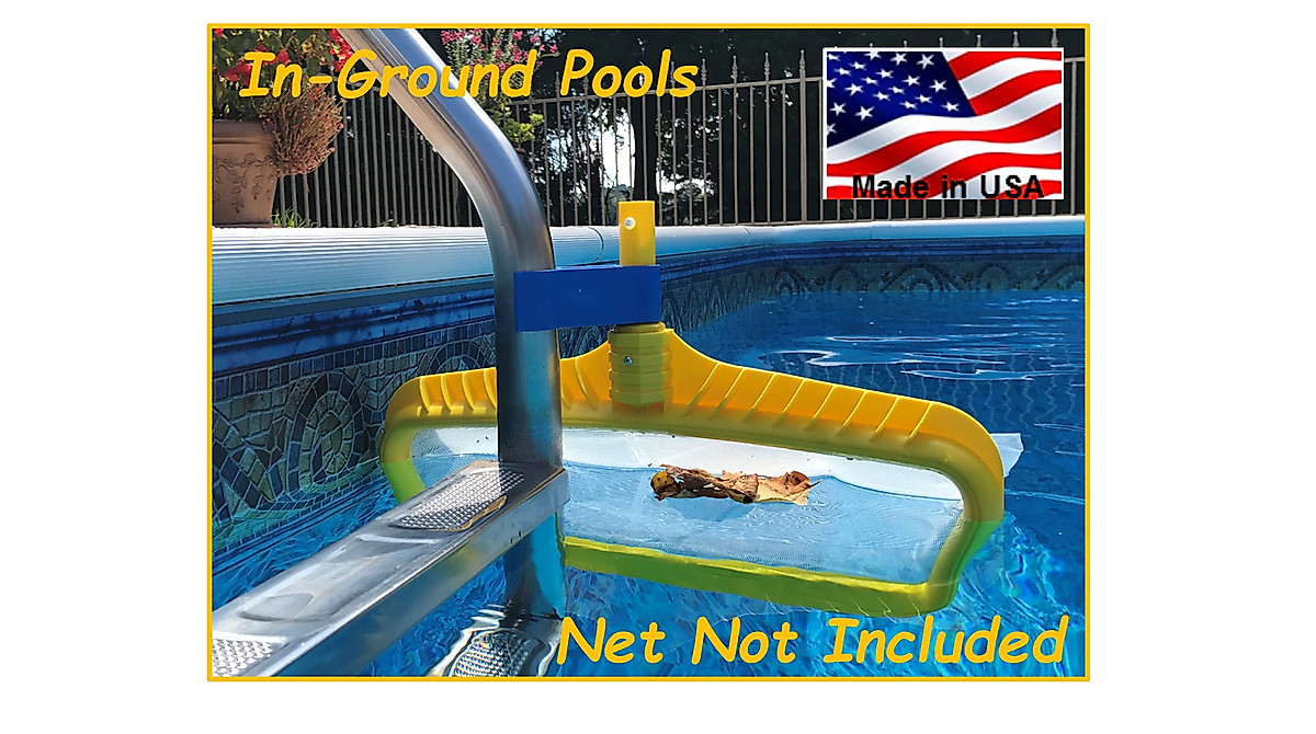 Leaf Bone Net Skimmer Clip for In-Ground Pools - Easy Leaf Removal