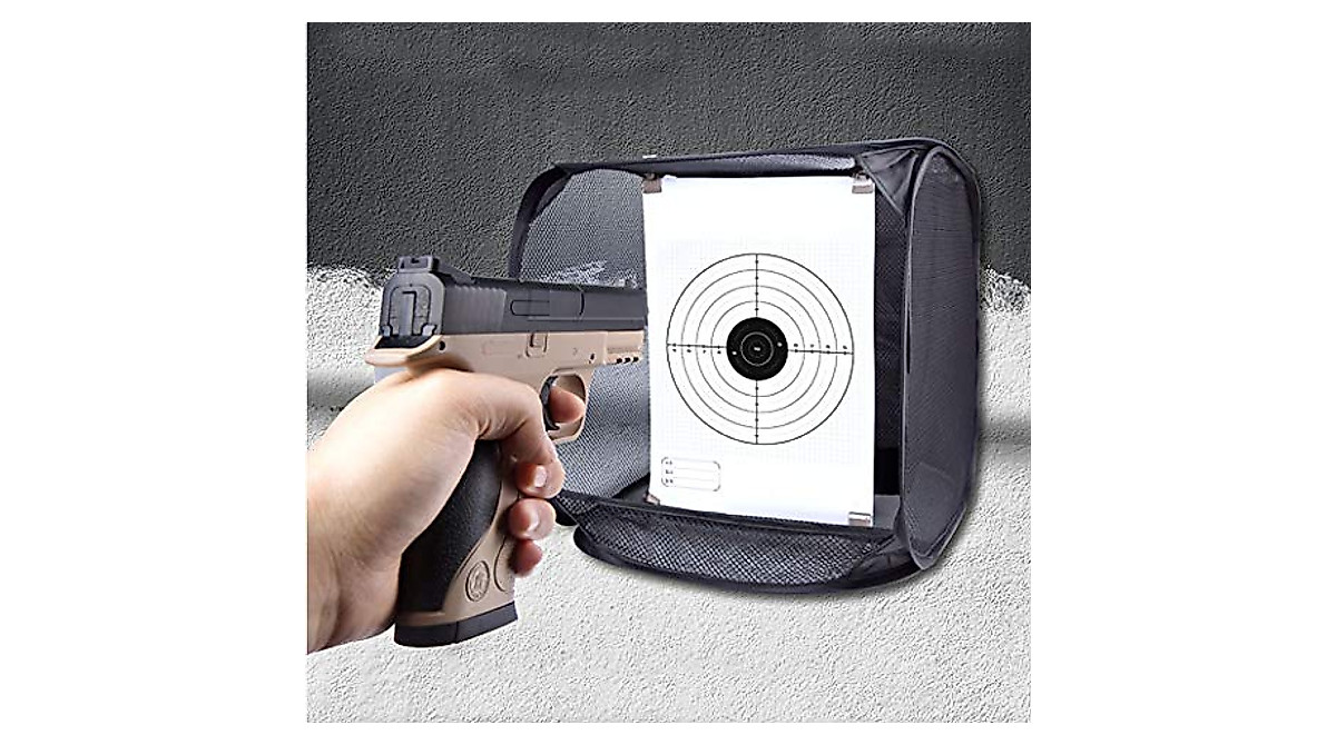Reusable AirSoft Target with Net Catcher for Training