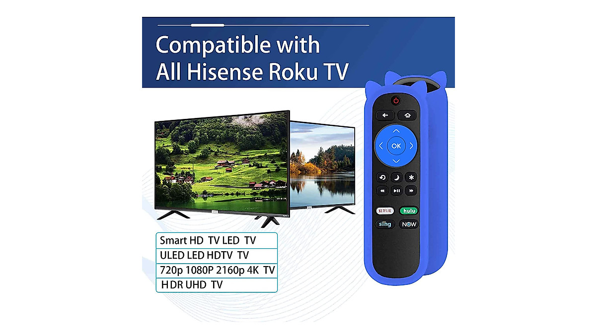 Universal Remote for Hisense Roku TV - Quick & Easy Control