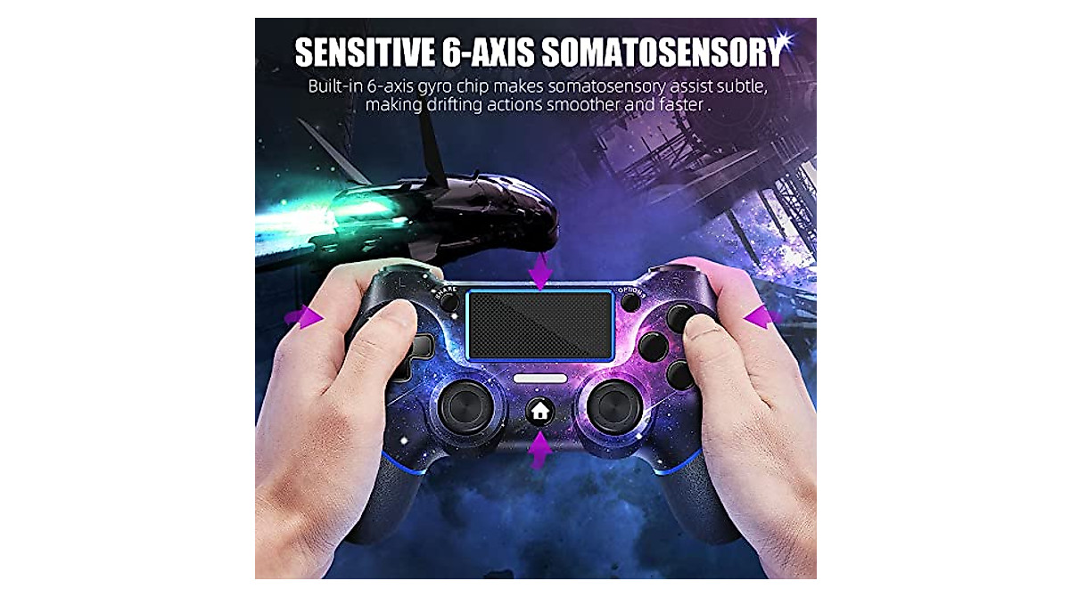 Starry Sky PS4 Controller - AceGamer Custom Design