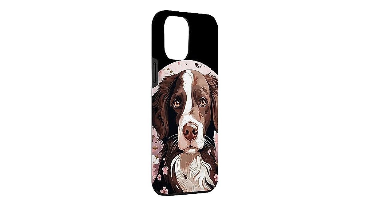 iPhone 14 Pro Max Floral Dog Case - Perfect Seasonal Gift