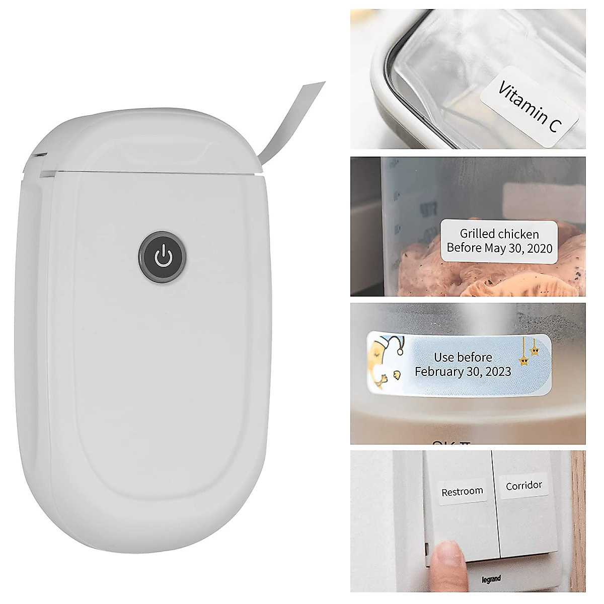 D30 Bluetooth Thermal Label Maker: Wireless Printer + 3 Tapes