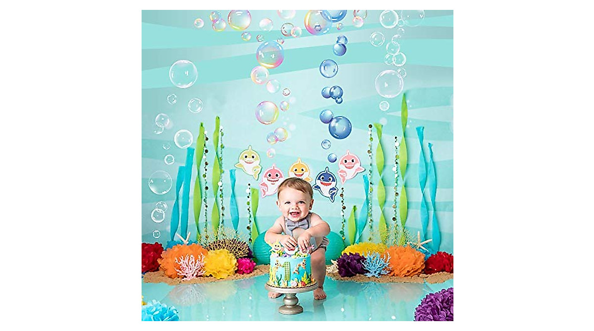 XIAOMAN Bubble Wall Decals - Under the Sea Birthday Decor