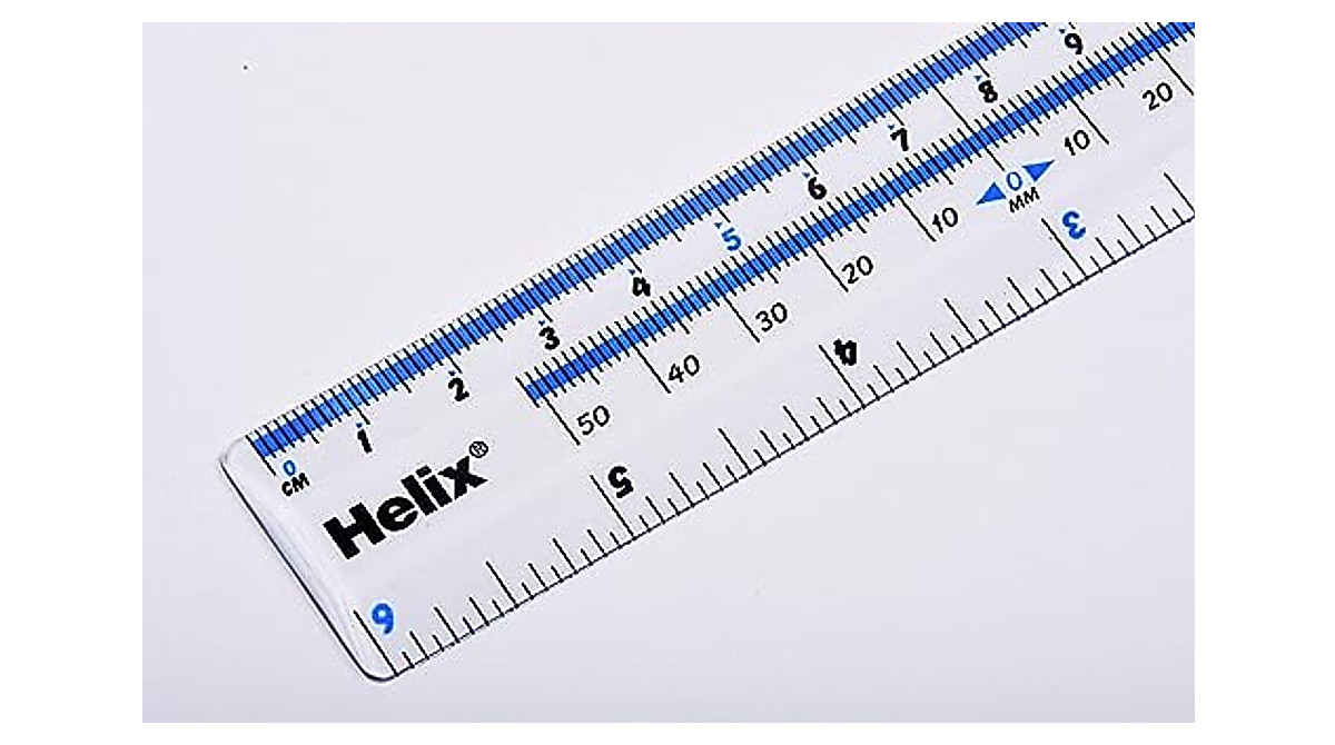 Helix Shatter-Resistant 6-Inch Ruler for Precise Measuring