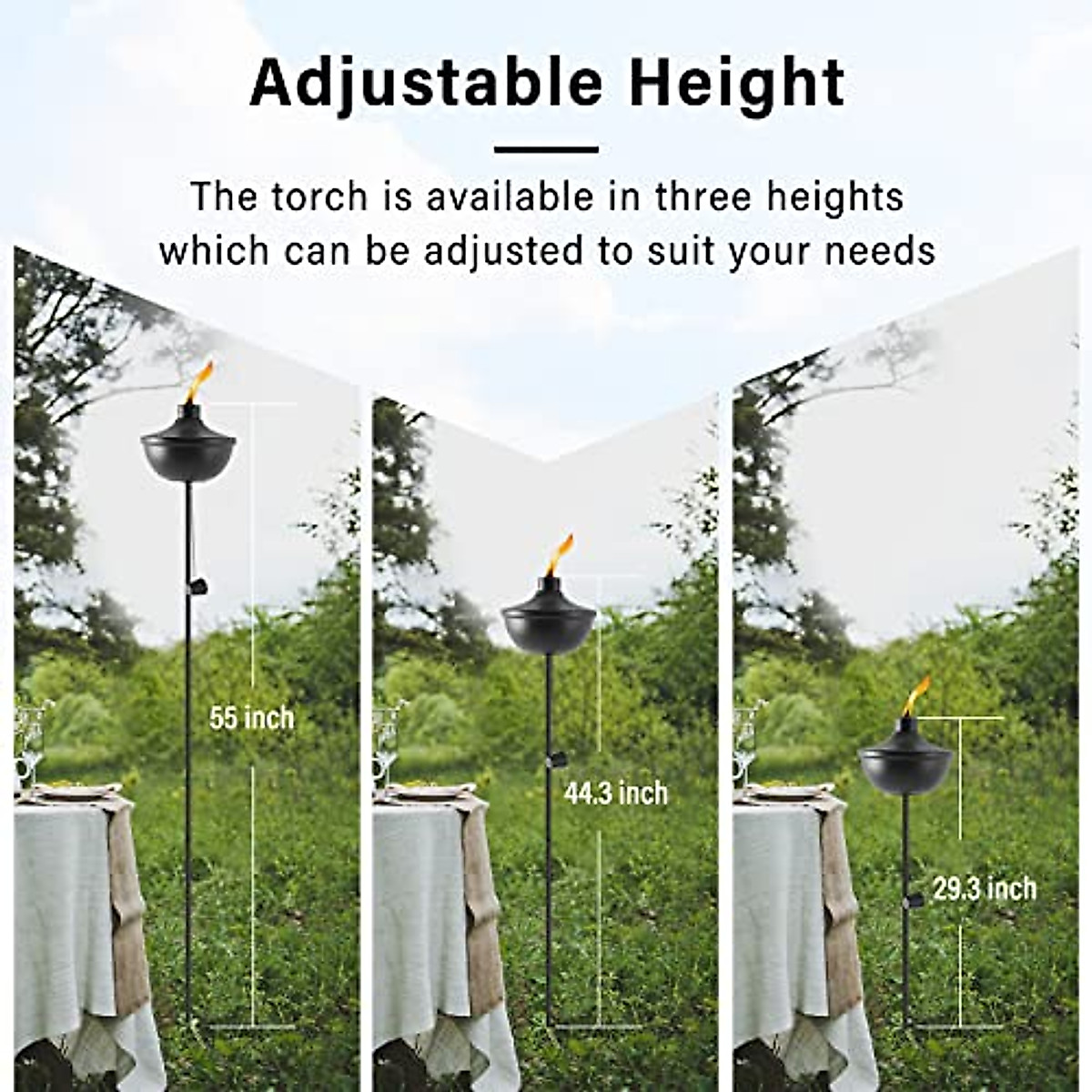 Home Garden Torch Set Of 6, Large Capacity 22oz Nigeria