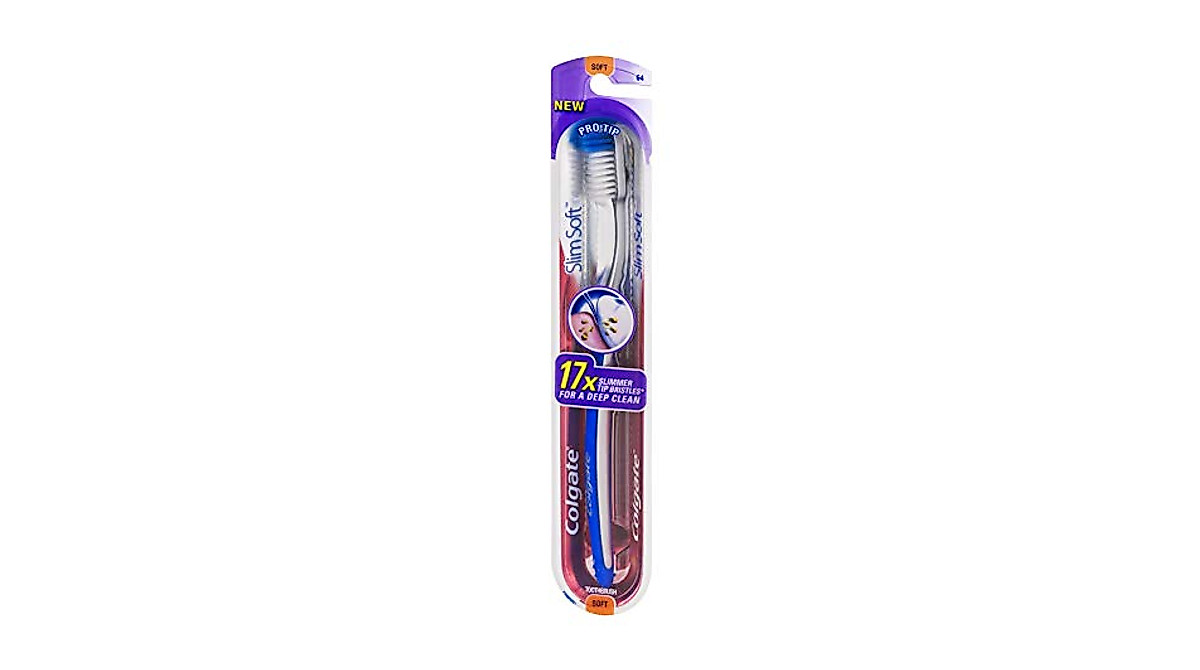 Colgate Slim Soft Pro Tip Toothbrush for Deep Clean