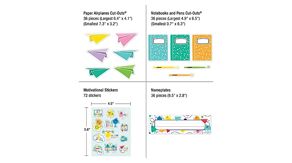 Carson Dellosa Classroom Decor Bundle - 706 pcs of Joy