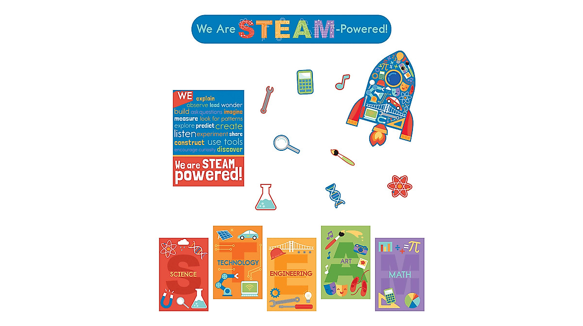 Carson Dellosa STEAM Bulletin Board Set for Classroom Decor