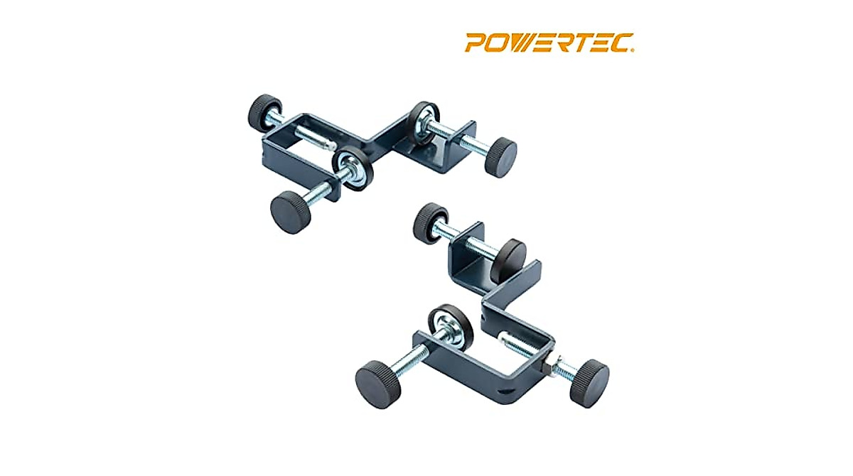 POWERTEC Drawer Front Installation Clamps for Perfect Cabinet Assembly