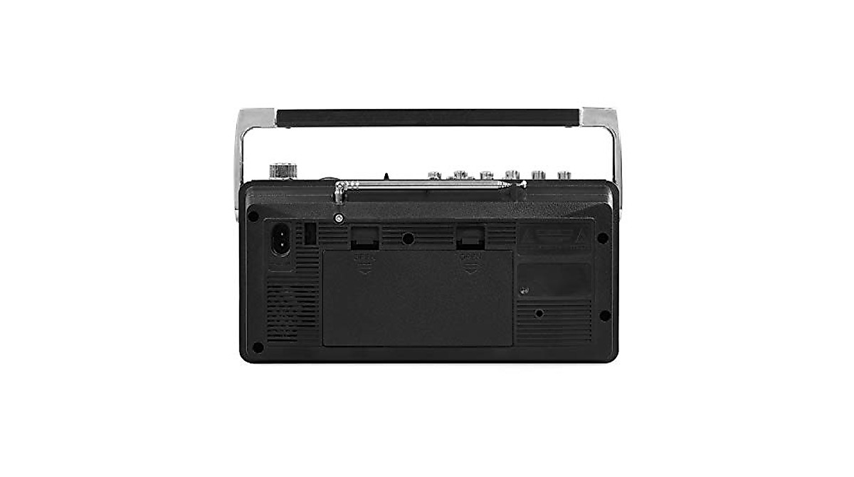 Victrola Mini Bluetooth Boombox with Cassette Player | Portable Retro Audio