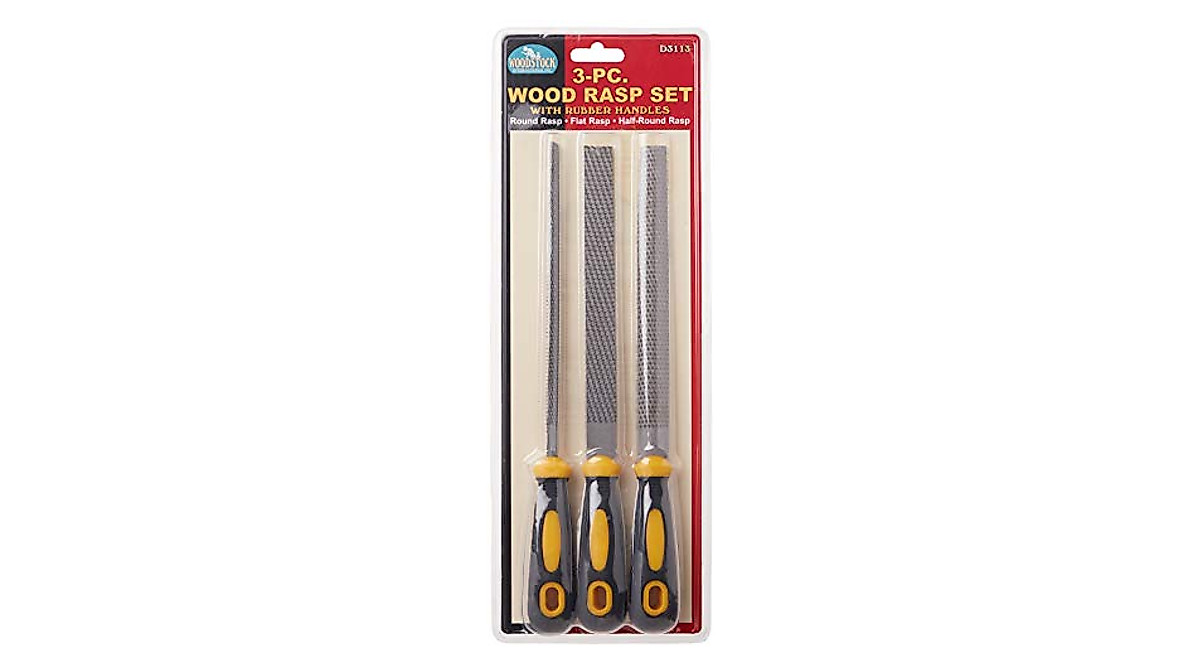 WOODSTOCK D3113 Rasp Set - Essential Tools for Wood Carving