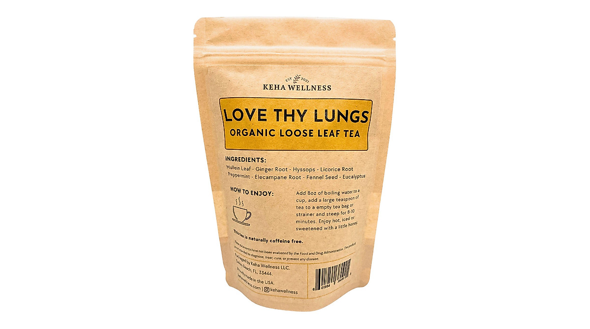 Keha Wellness Organic Love Thy Lungs Tea for Respiratory Support