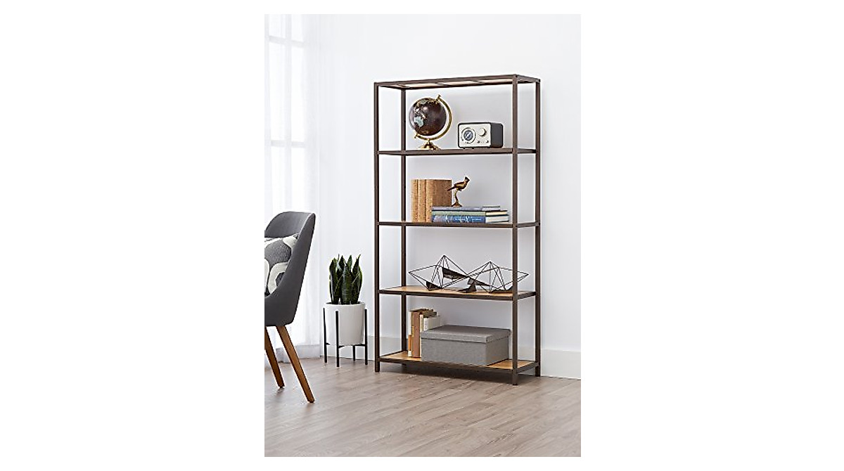 Trinity 5-Tier Bamboo Shelf Tower – Stylish, Durable Storage Solution