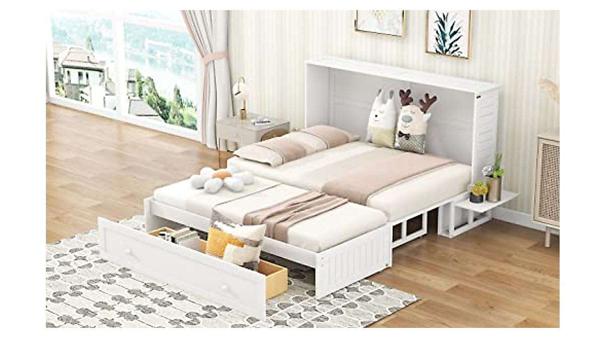 Modern Murphy Cube Cabinet Bed for Space Saving Style