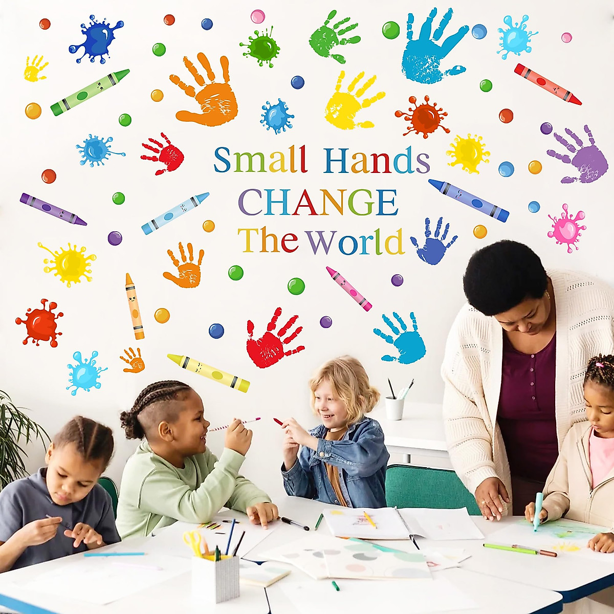 Colorful Inspirational Quotes Wall Decals for Kids & Classroom