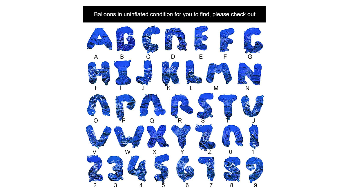 Personalized Happy Birthday Balloons Kit - Custom Name & Numbers