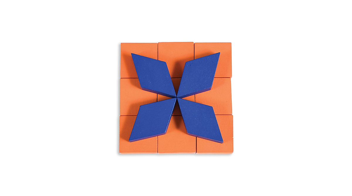 Learning Advantage Wood Pattern Blocks Set of 250 for Early Geometry