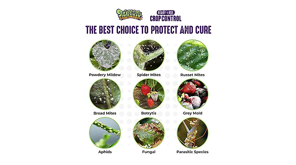 Trifecta Crop Control Natural Pesticide & Fungicide 32 OZ - Safe ...