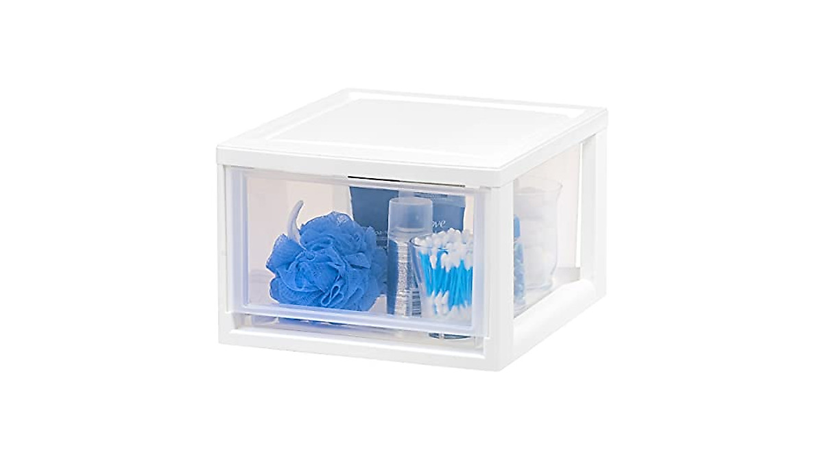 IRIS USA Stacking Drawer 3-Pack for Organized Storage