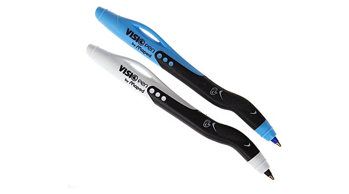 Maped Visio Left Handed Ballpoint Pen Pack for Smudge-Free Writing
