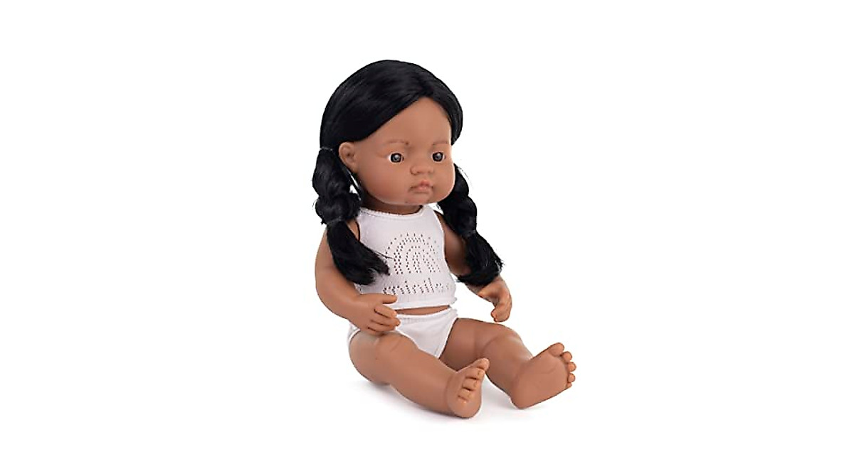 Miniland 15'' Native American Girl Doll - Quality & Inclusion