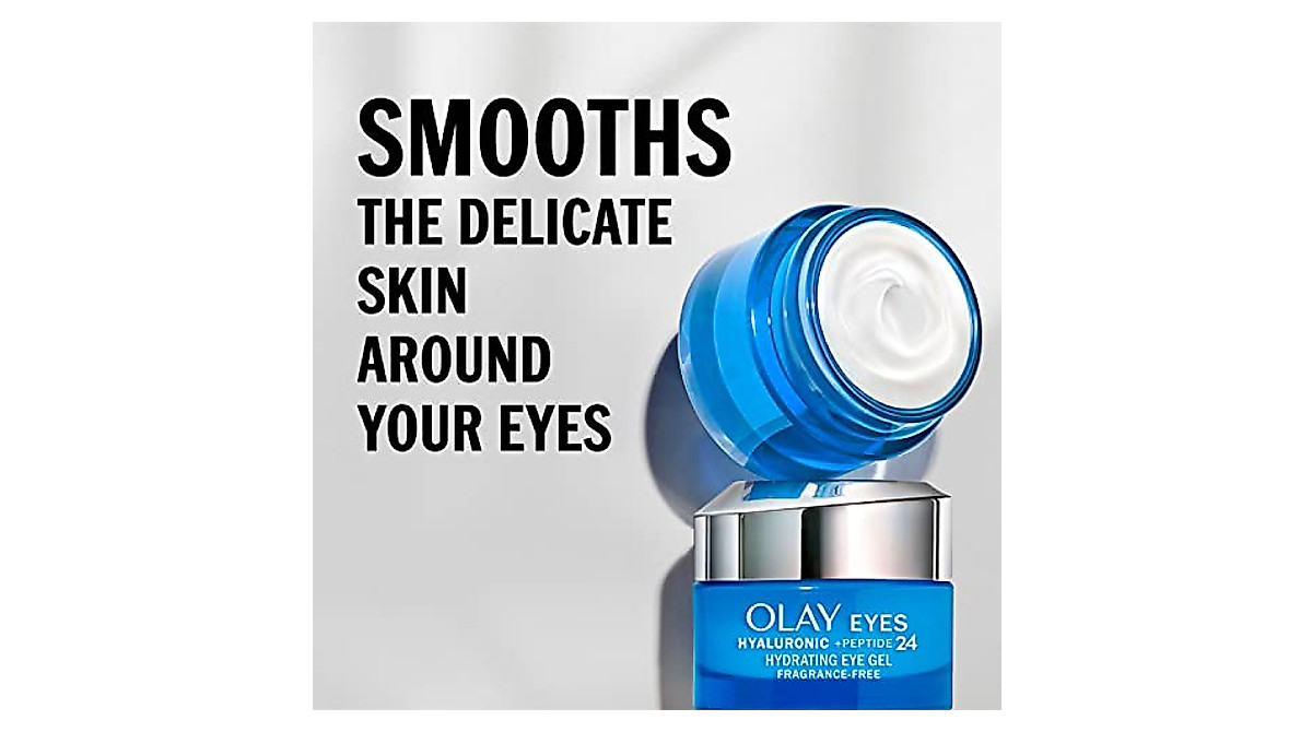 Olay Eyes Hyaluronic +Peptide 24 Hydrating Eye Gel for Strong Eye Hydration