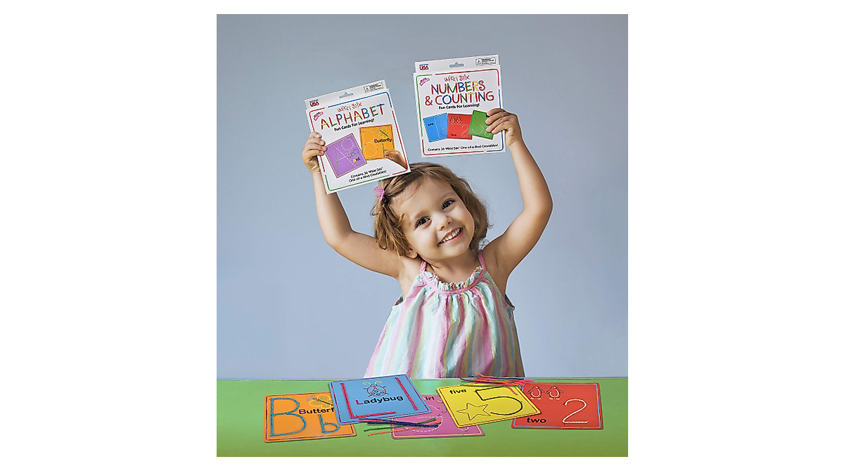 Wikki Stix Numbers & Counting Cards for Early Math Learning