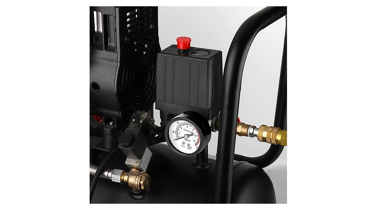 95-125 PSI Compressor Switch MEANLIN Air Compressor Pressure Switch - 95-125 PSI With Gauge & Safety Valve 110V-240V Safety Relief Valve - View #11