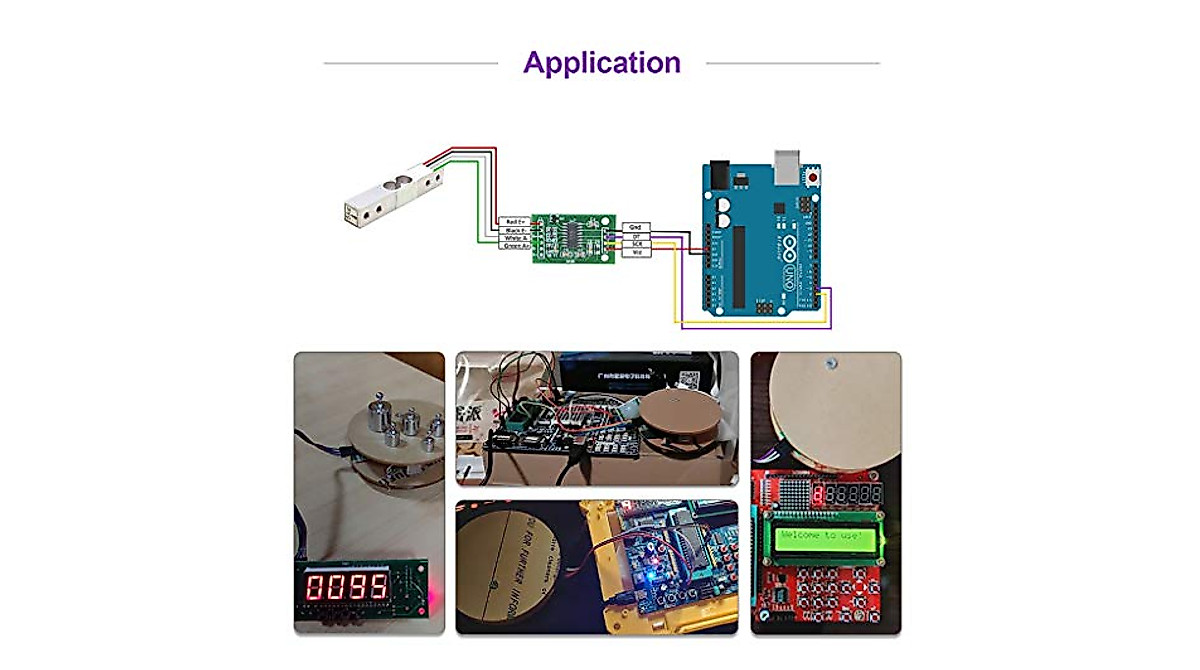 HX711 Load Cell & AD Converter: Precision Weight Sensor for Arduino