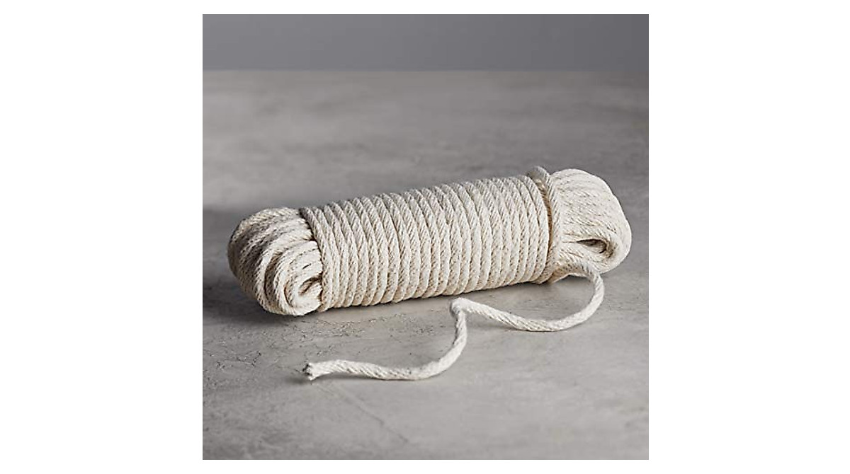 Amazon Basics Natural Cotton Braided Rope - All-Purpose