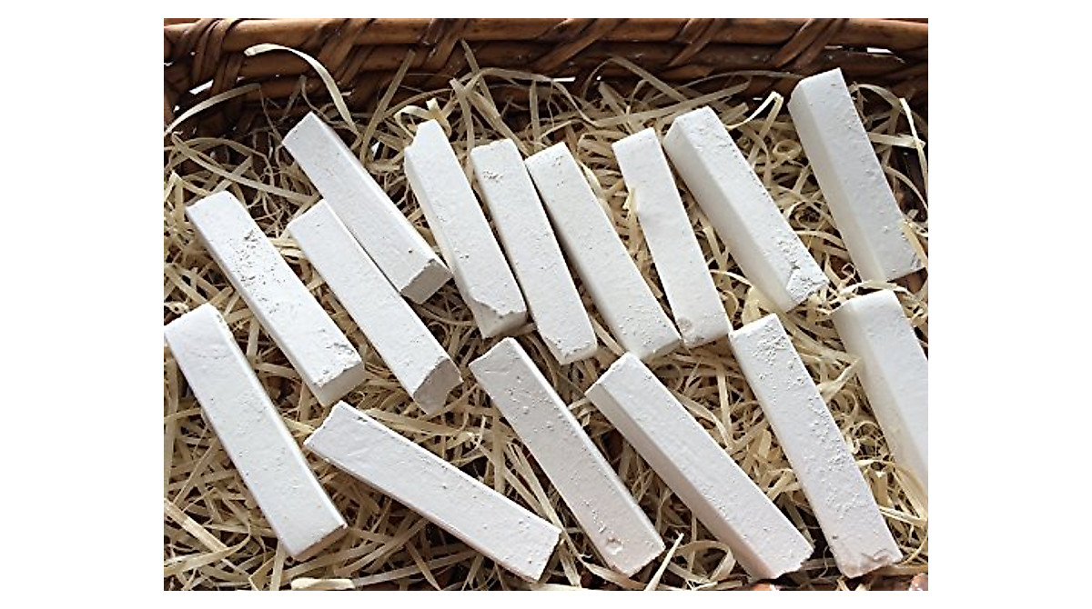 UCLAYS Edible Chalk Chunks - Natural 4 oz for Eating