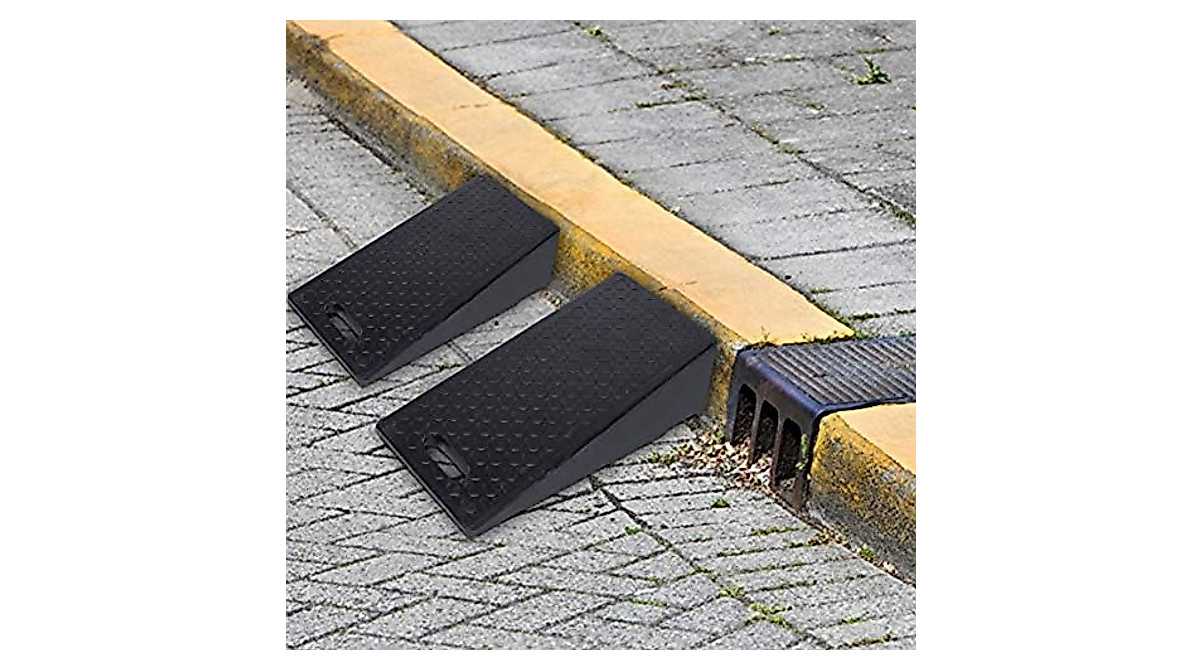 GUENZO Threshold Ramp - Durable Non-Slip Portable Wheelchair Slope