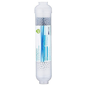 Membrane Solutions MS-ALK-F10 Alkaline Water Filter – 10x2 Inch Inline Remineralization Cartridge For RO Systems, 6-Stage Compatible