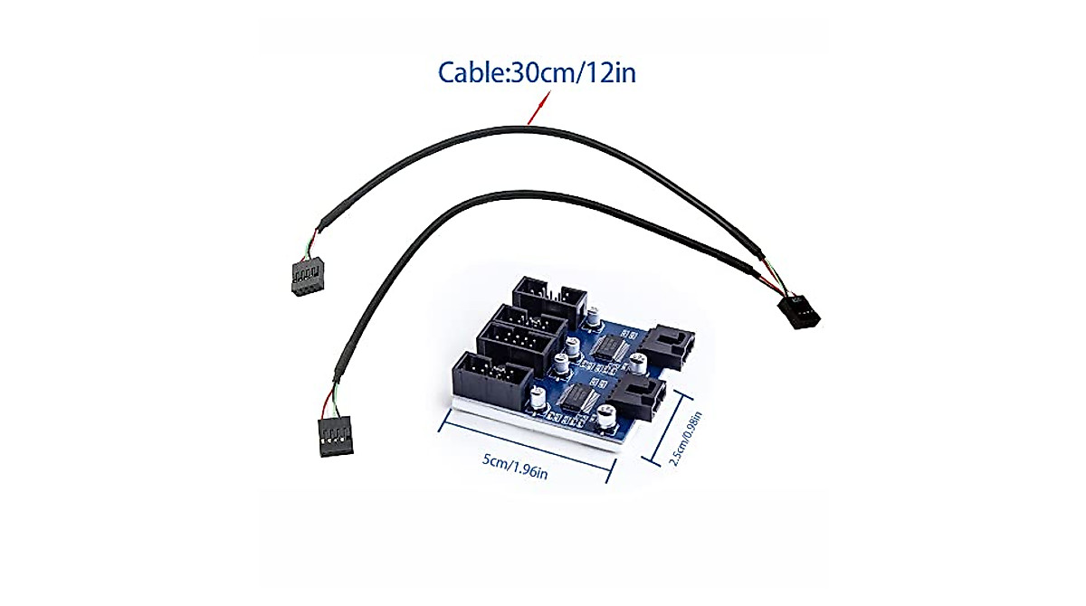 Nest Warehouse USB Header Splitter - Expand Internal USB Ports