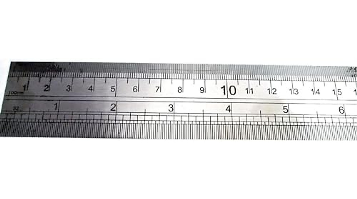Azbvek Stainless Steel Ruler - 1M Precision Measuring Tool