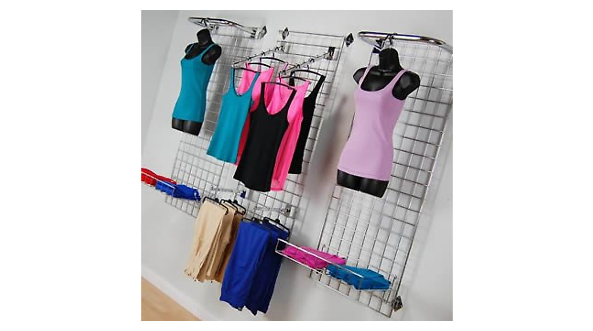 Only Garment Racks Grid Panels - Sturdy Retail Display