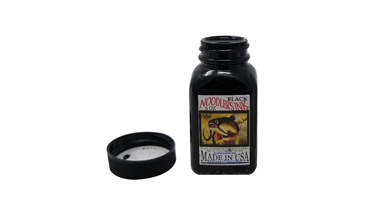 Noodler's Waterproof Black Fountain Ink | Bulletproof, 3 oz