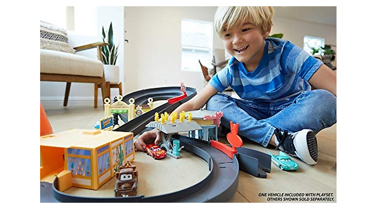 Disney Cars Radiator Springs Playset - Race & Play Fun