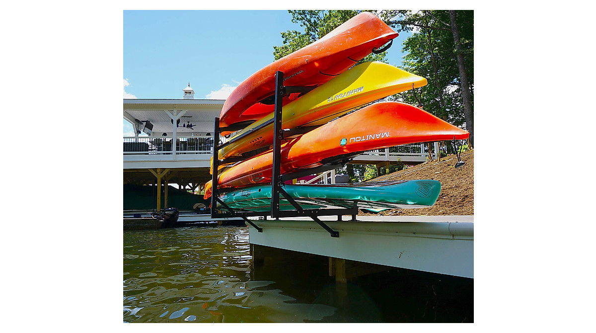 StoreYourBoard Kayak Dock Storage Rack - Heavy-Duty Waterside Mount