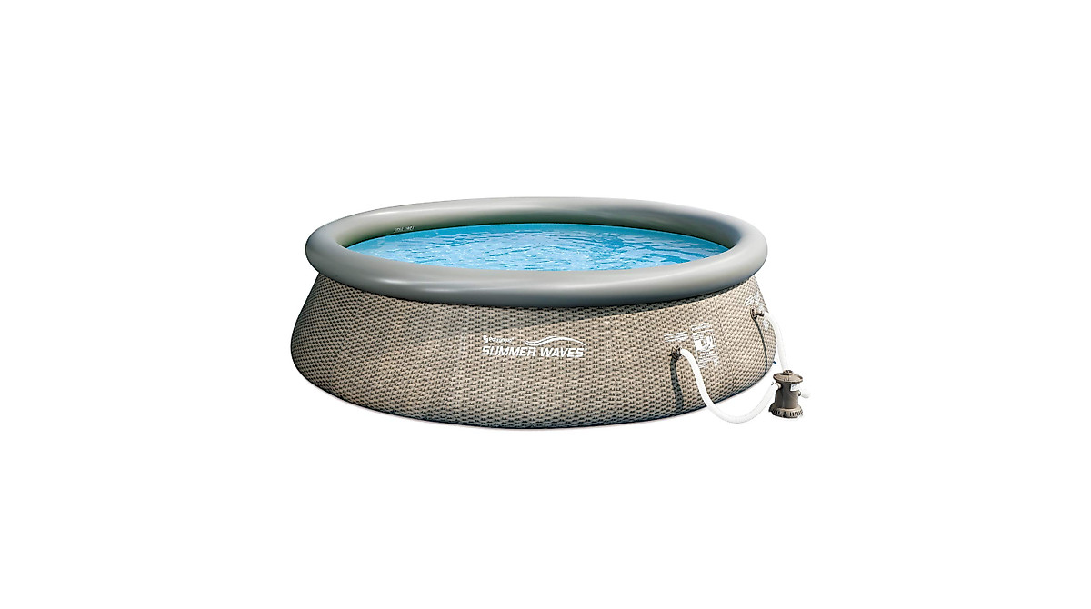 Summer Waves 12ft Inflatable Pool - Easy Setup & Fun