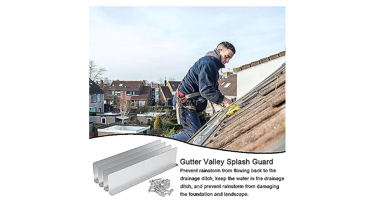 Protect Your Home with Meokro Aluminum Gutter Valley Splash Guards