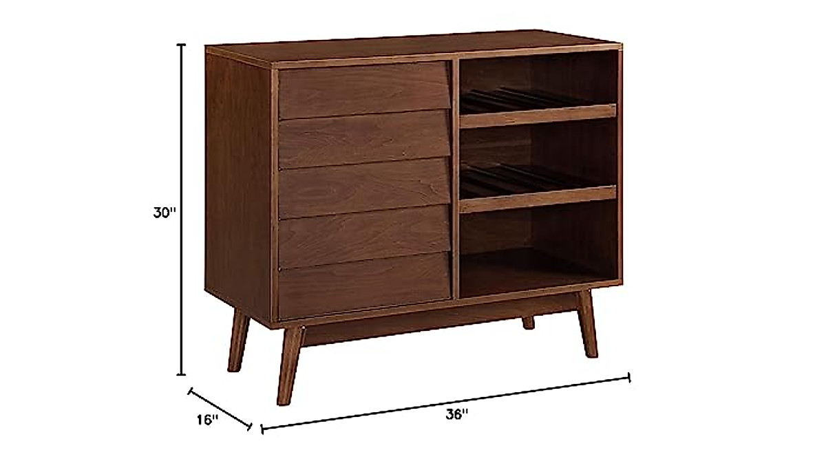 Stylish Walker Edison Mid-Century Buffet & Wine Storage