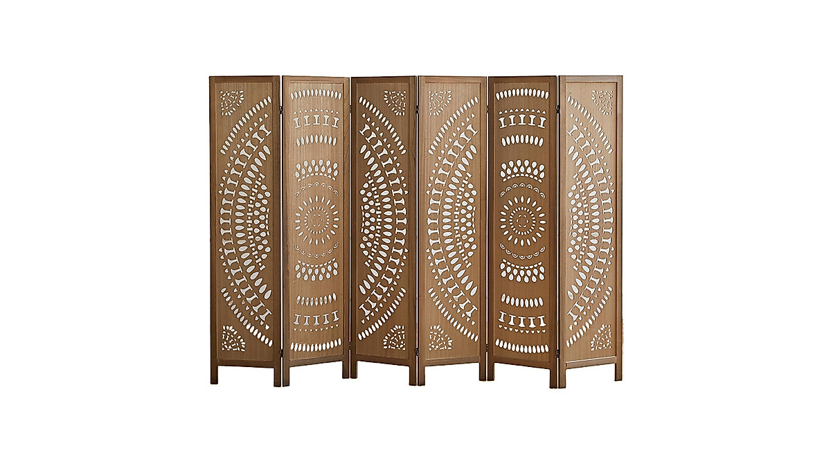 ALeesing 6 Panel Boho Room Divider - Stylish & Practical
