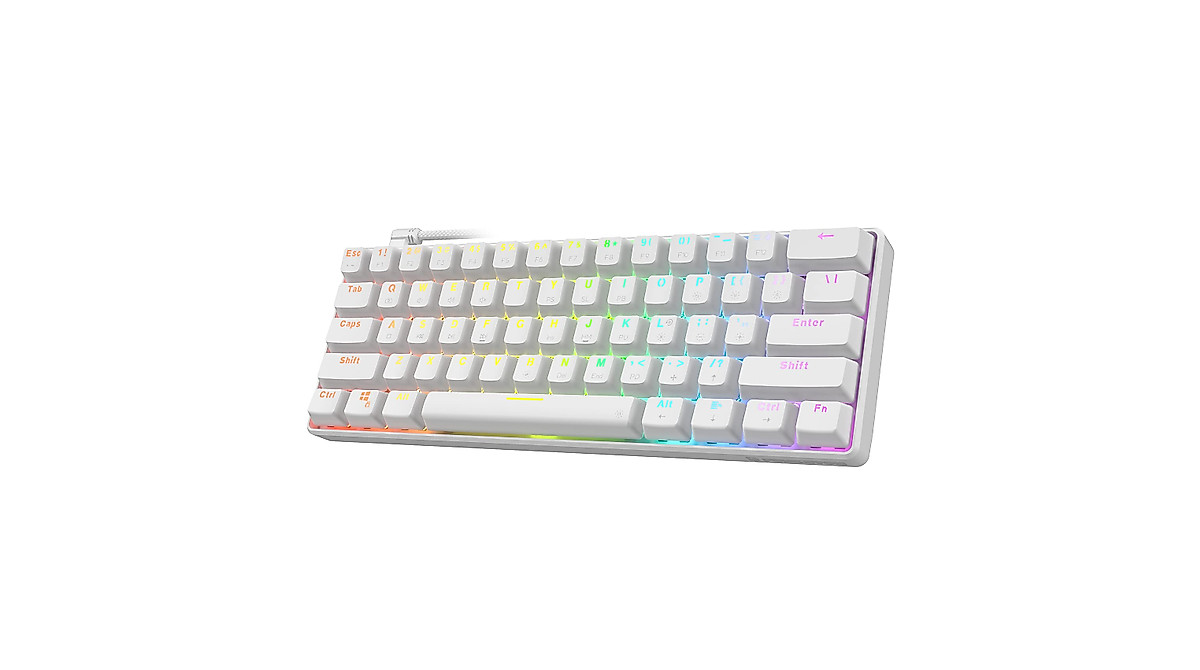 Punkston TH61 60% Mechanical Gaming Keyboard - Ultra-Compact