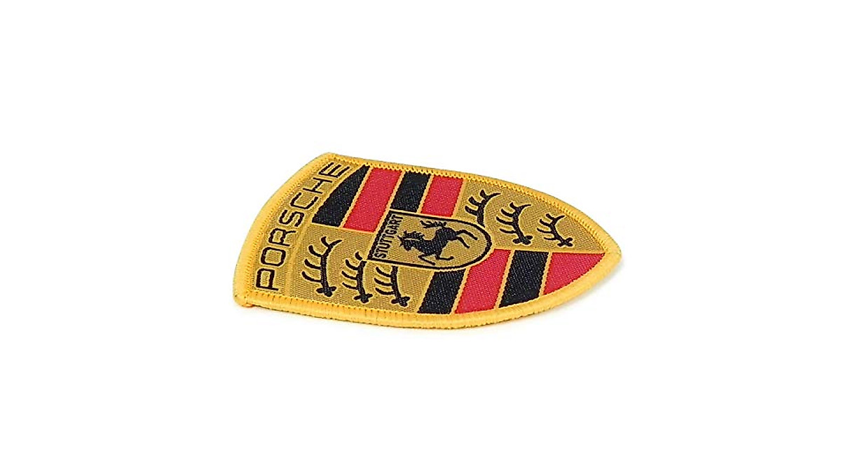 Porsche Crest Sew-on Badge - Authentic WAP10706714